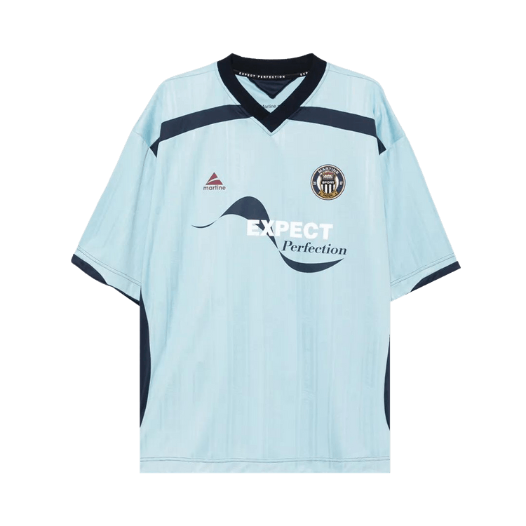 Martine Rose Football Top "Blue Light"