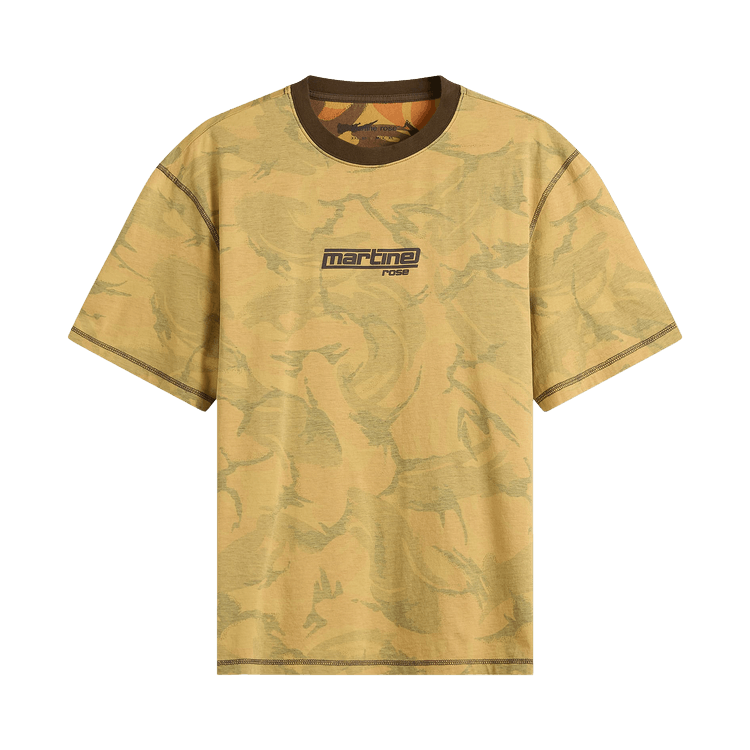 Martine Rose Classic T-Shirt "Orange Camo"
