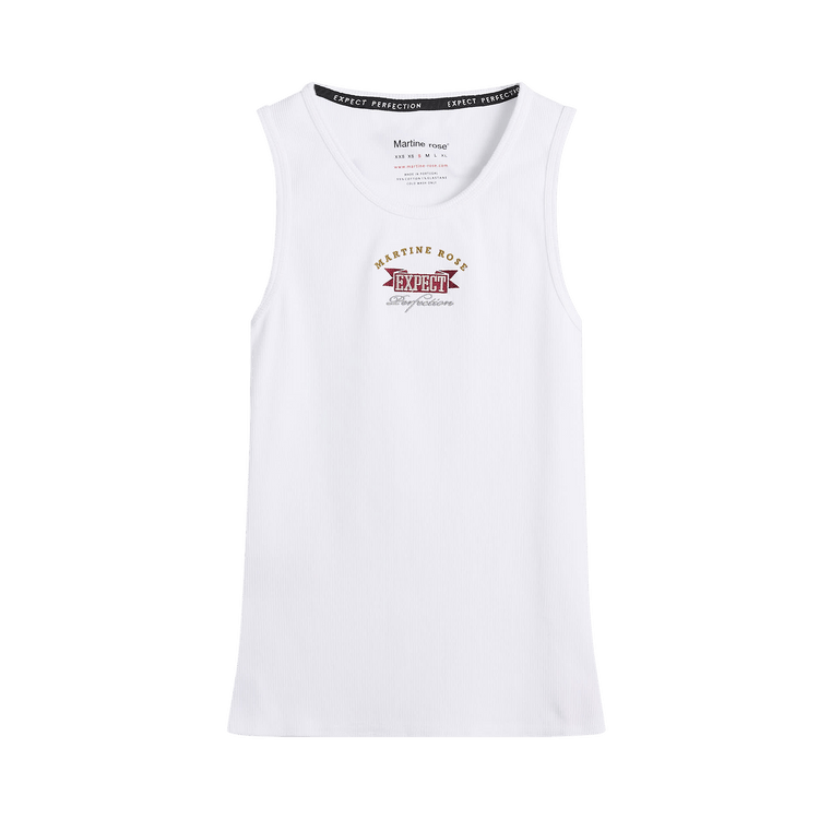 Martine Rose Vest "White/Black"