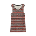 Martine Rose Vest "Red/Grey Stripe"