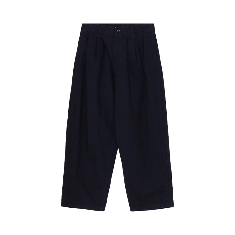 Yohji Yamamoto Pour Homme Side Tape Detail Pants "Indigo"