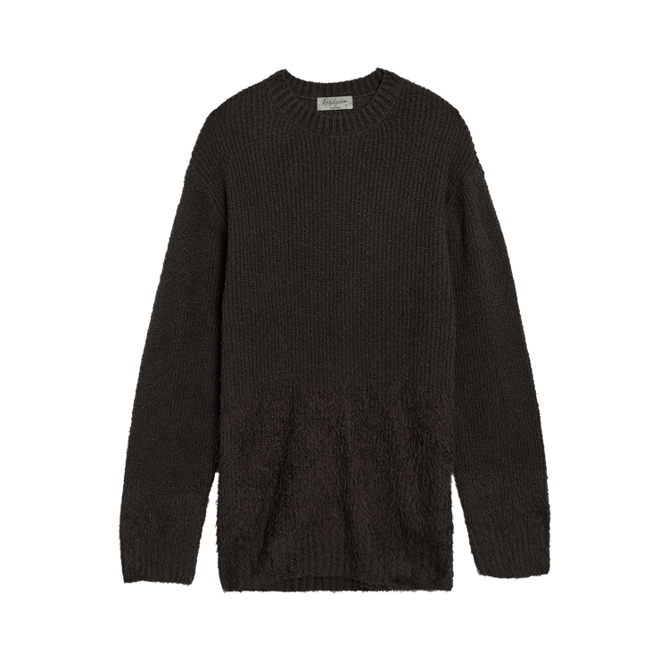 Yohji Yamamoto Pour Homme Gradation Round Neck Pullover "Charcoal"