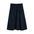Y"s Front Panel Pocket Skirt "Navy'