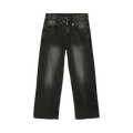 Glass Cypress Hanging Buttons Denim "Black"