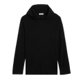 Yohji Yamamoto Pour Homme Hooded Long-Sleeve Shirt "Black"