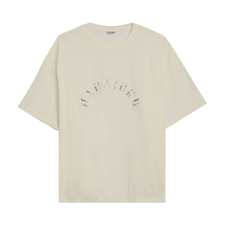 Glass Cypress Harajuku Print T-Shirt "White"