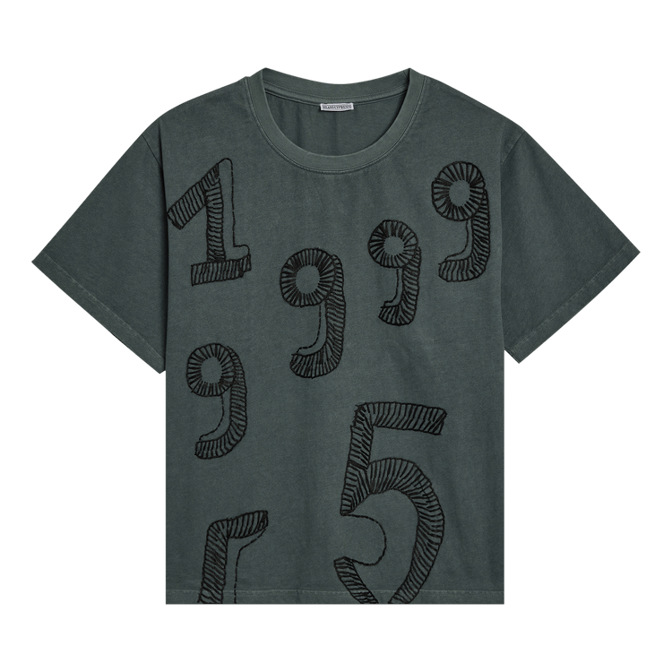 Glass Cypress Embroidered 1995 T-Shirt "Grey"