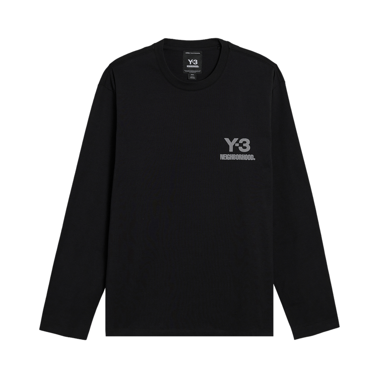 Y-3 x Neighborhood Logo Long-Sleeve Tee "Black"