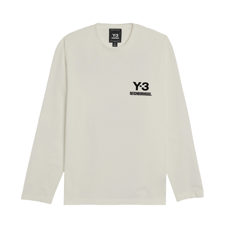 Y-3 x Neighborhood Logo Long-Sleeve Tee "White"