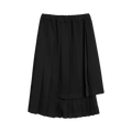 Comme des Garçons Polyester Gabardine Skirt "Black"