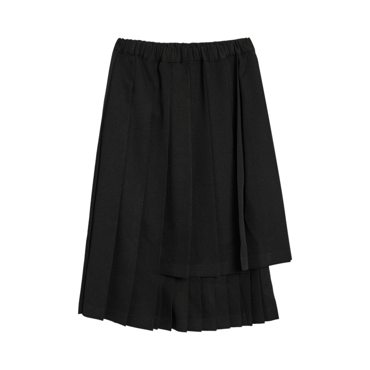 Comme des Garçons Polyester Gabardine Skirt "Black"
