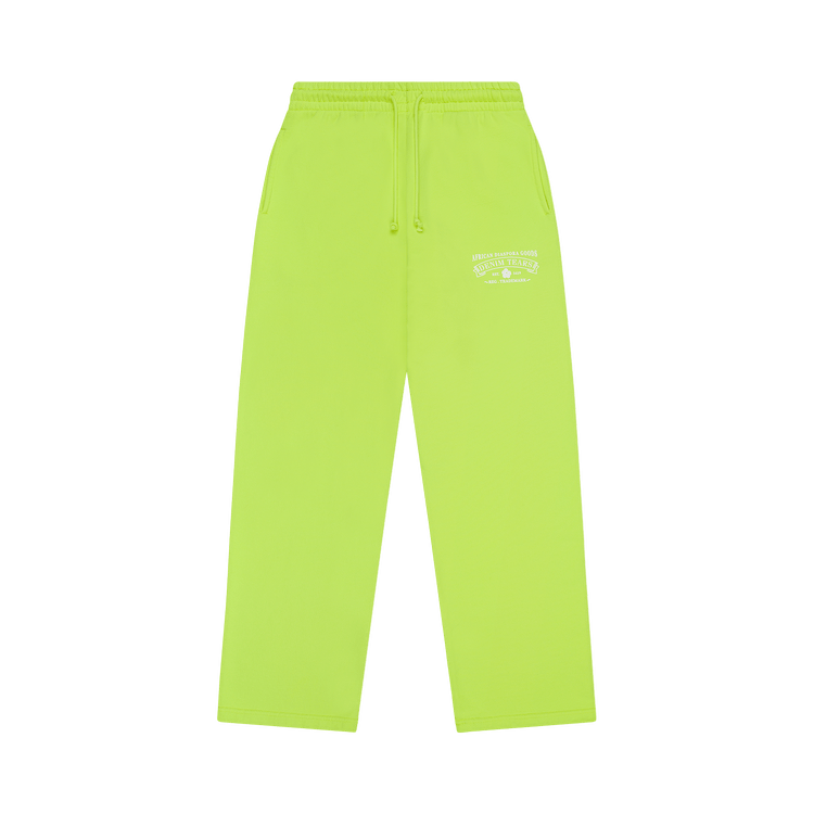 Denim Tears ADG Sweatpants "Lime"