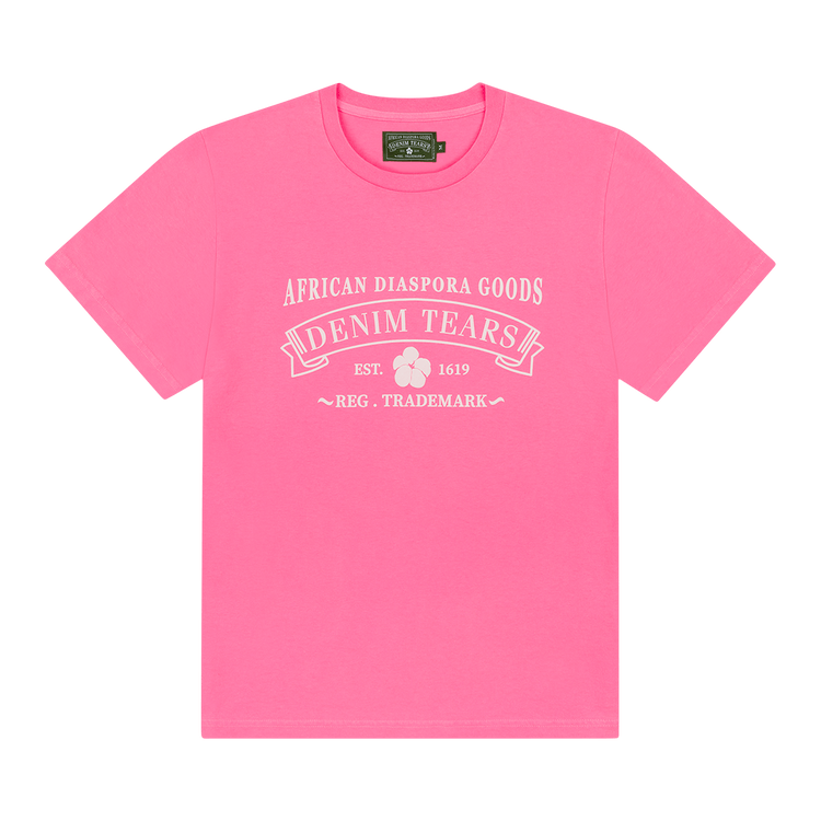 Denim Tears ADG Tee "Pink"
