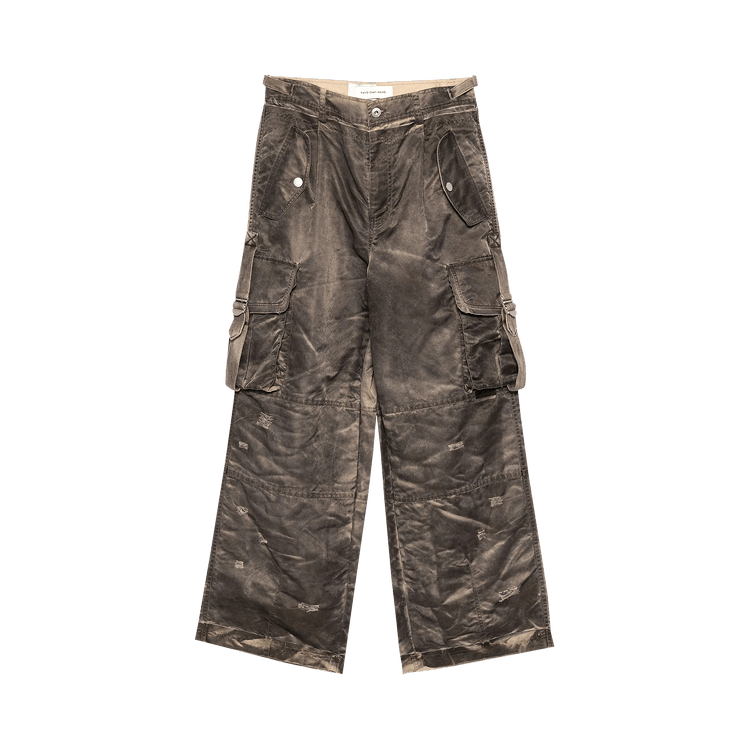 Feng Chen Wang Nylon Cargo Pants "Sand Washed"