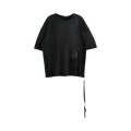 Ann Demeulemeester Dieter High Comfort T-Shirt With Patches "Black"