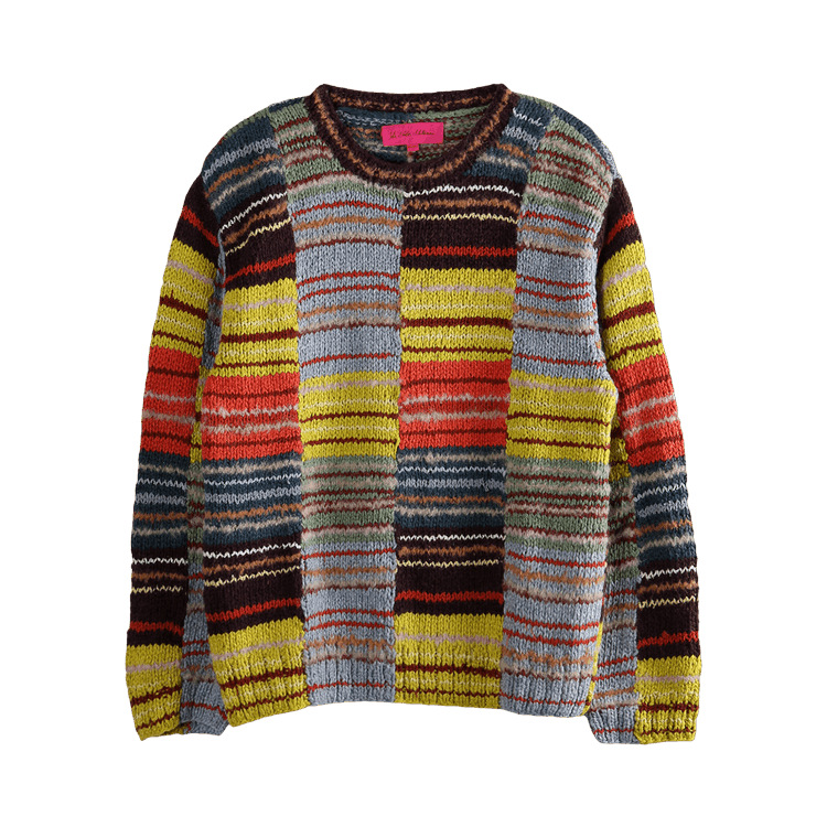The Elder Statesman Patchwork Scrap Crew "Multicolor"