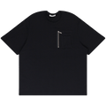 Helmut Lang Heavyweight Pocket And Zipper T-Shirt "Black"