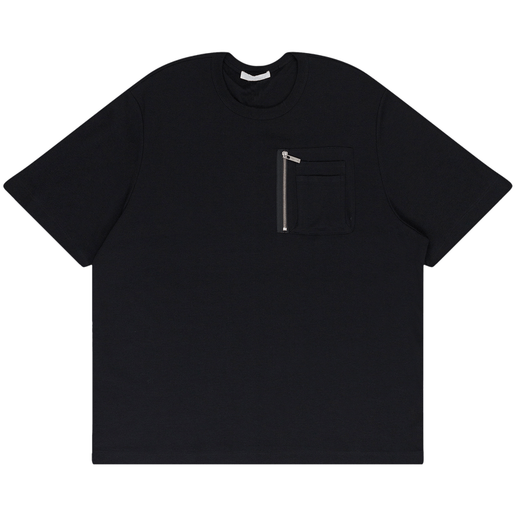 Helmut Lang Heavyweight Pocket And Zipper T-Shirt "Black"