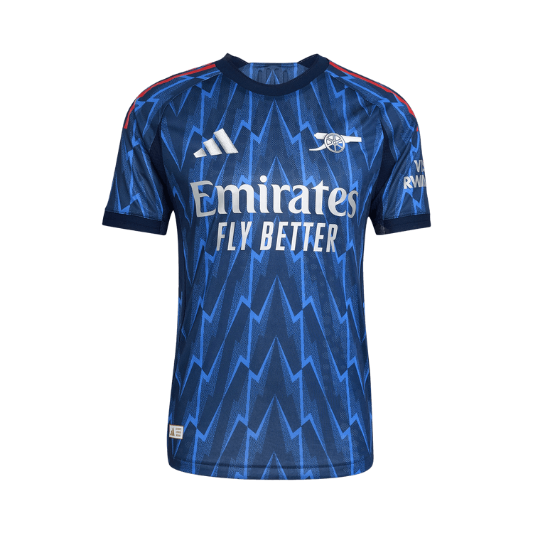 adidas Arsenal 25/26 Away Authentic Jersey "Night Indigo/Matte Silver"