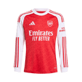adidas Arsenal 25/26 Long Sleeve Home Jersey "Better Scarlet/White"