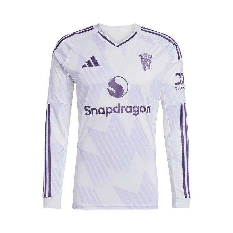 adidas Manchester United 25/26 Long Sleeve Away Jersey "White"