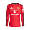 adidas Manchester United 25/26 Long Sleeve Home Jersey "Mufc Red"