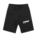 Off-White Airport Tape Sweatshort "Black"