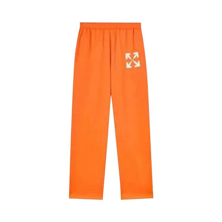 Off-White Arrow Printed Track Pants "Orange"