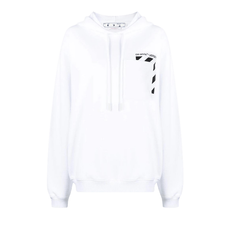 Off-White Logo Design Hoodie "White"