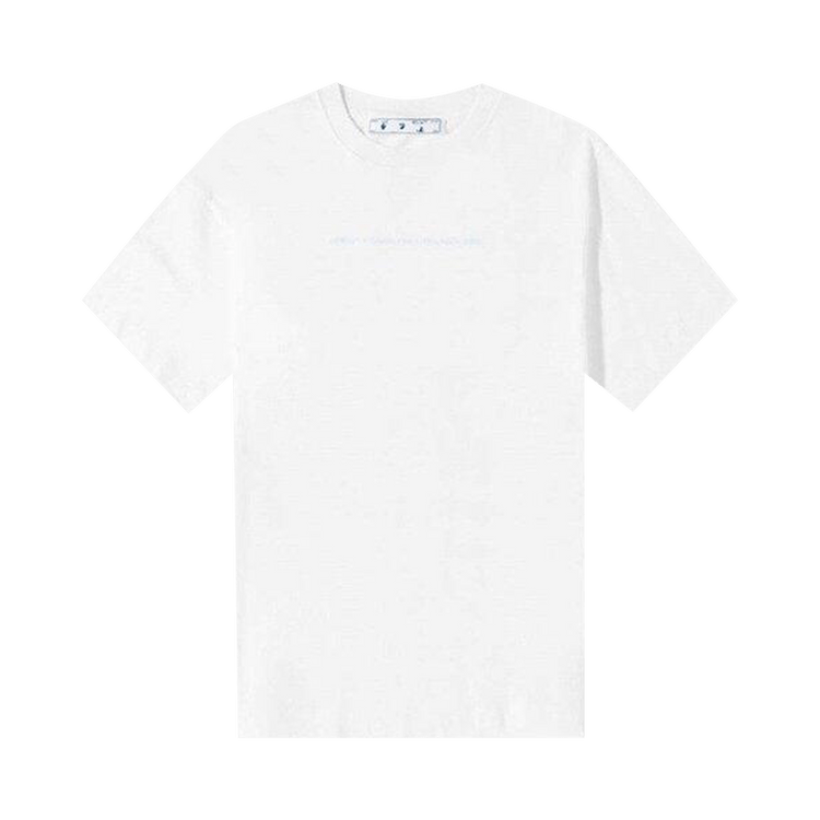 Off-White Marker Oversized Skate T-Shirt "White Blue"