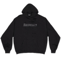 Balenciaga Caps Destroyed Oversize Fit Hoodie "Black"