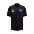 Balenciaga NASA Space Multi-Patch Polo "Black"