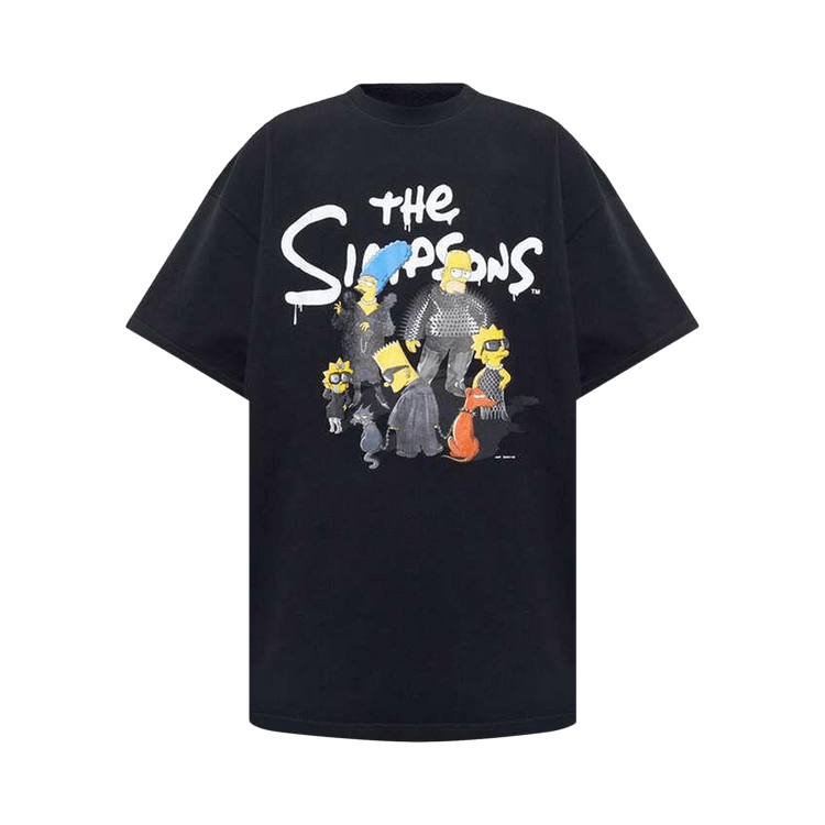 Balenciaga x The Simpsons T-Shirt "Black"