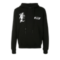 Off-White Slim Fit Kiss 21 Hoodie "Black"