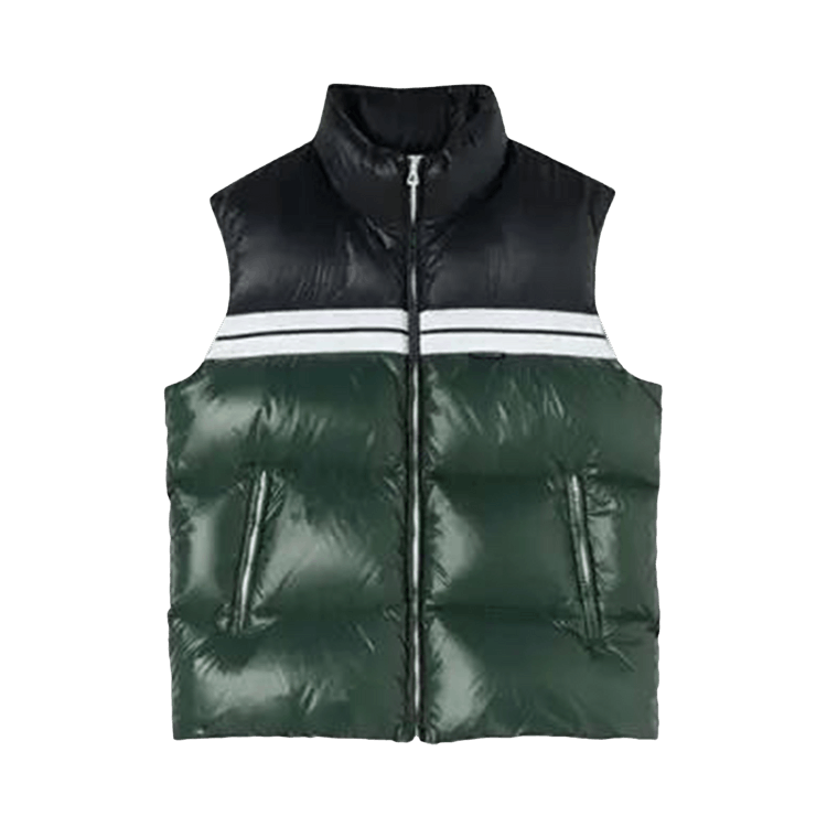 Palm Angels Classic Track Puffed Vest "Green/Black"