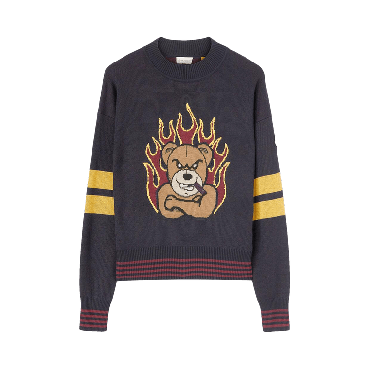 Palm Angels x 8 Moncler Tricot Crewneck "Black"
