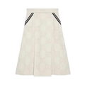 Gucci Maxi GG Skirt "White"