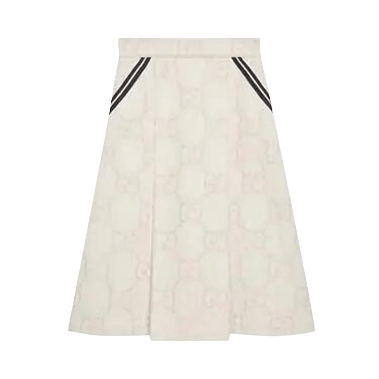 Gucci Maxi GG Skirt "White"