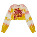 Gucci Tie Dye Jersey Sweatshirt "Yellow/Pink/White"