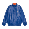 Gucci Reversible Interlocking G Leather Jacket "Blue"