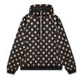 Gucci All Over Half Zip Jacket "Black/Pink"
