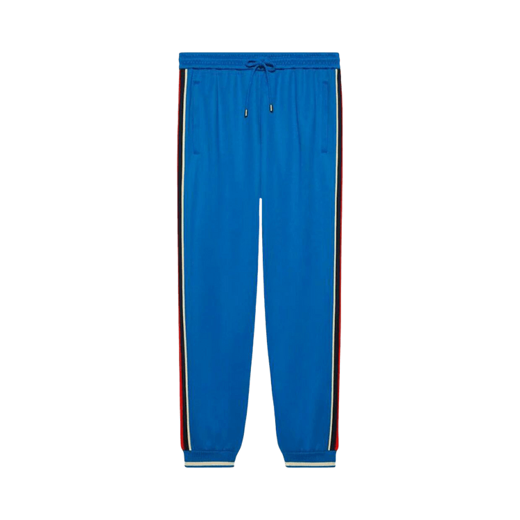 Gucci Technical Jersey Trackpants "Blue"