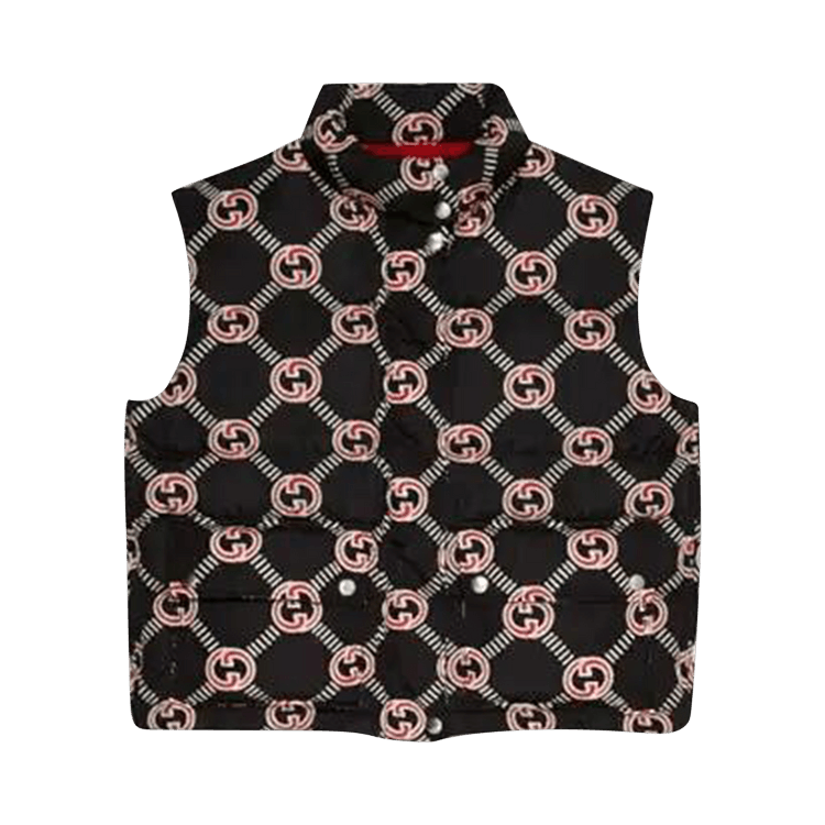 Gucci Interlocking G Down Vest "Black"