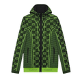Gucci GG Tubular Jersey Zip Jacket "Black/Green"