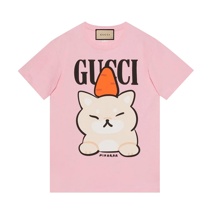Gucci Animal Print T-Shirt "Pink"