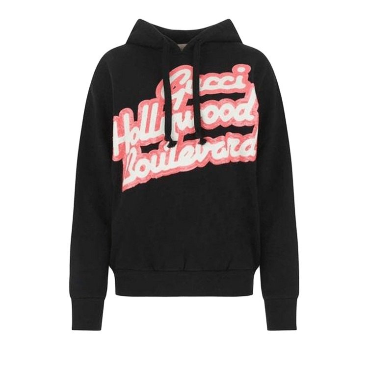 Gucci Hollywood Boulevard Sequinned Hoodie "Black"