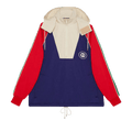 Gucci Logo Half Zip Jacket "Blue/Red/White"