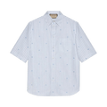 Gucci Striped Shirt "Light Blue"