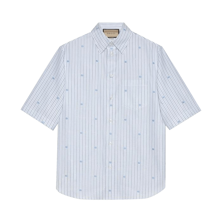 Gucci Striped Shirt "Light Blue"