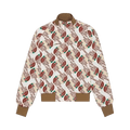 Gucci x The North Face Web Print Technical Jersey Jacket "Brown/Beige"